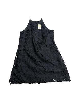 A New Day Women's Mini Scalloped Lace Halter Dress